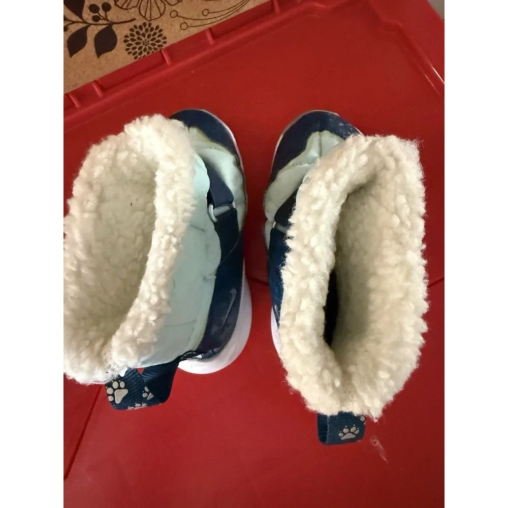 Nike Flex‎ Advance Boots (TD) Toddler Size 8C Blue Winter Play *READ DESC AS IS*